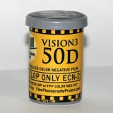 Kodak VISION3 50D film packaging